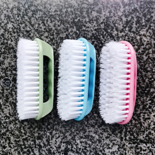 Household multi-functional handle cleaning brush, colored soft bristle laundry brush, shoe brush, basin brush with handle, brush stove