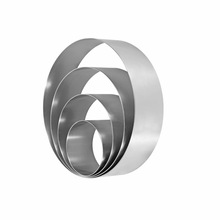 加厚304不锈钢无缝慕斯圈圆形蛋糕模具4 6 8 10寸烘焙套装