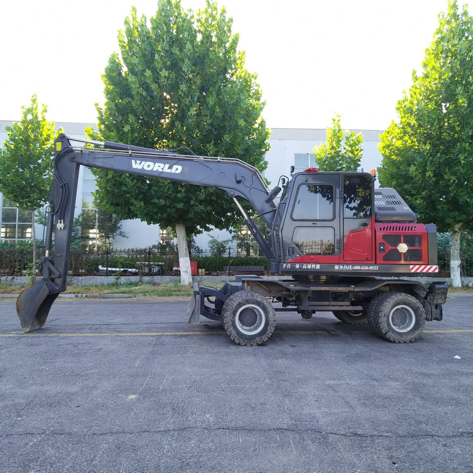 工作30小时勾机 23年沃得95挖掘机 全液压自动挡 皮轮轮挖 电动抓