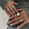 Серебристый, набор из 10 шт.