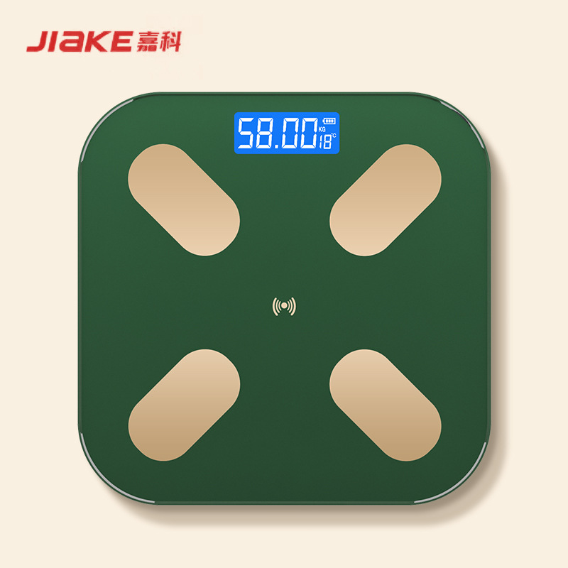 Báscula inteligente  medición de grasa corporal y peso，Modelo de carga en el hogar,  báscula inteligente pequeña y saludable