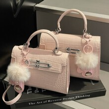 包包韩国小众高级感轻奢时尚女包韩版百搭上班通勤包凯莉包跨境