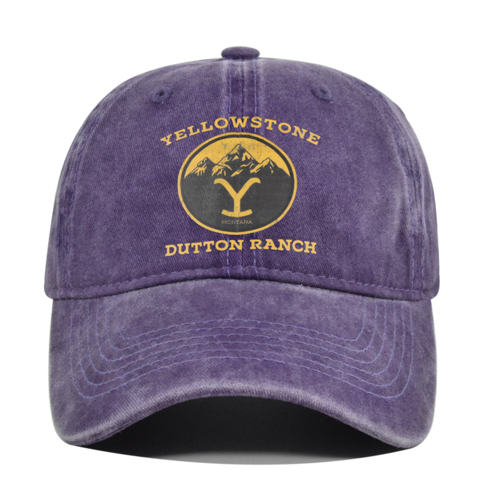 Cappellino da baseball con visiera curva, in seta stampata con pietra gialla e graffiti, cappello da sole personalizzato_voghion.com