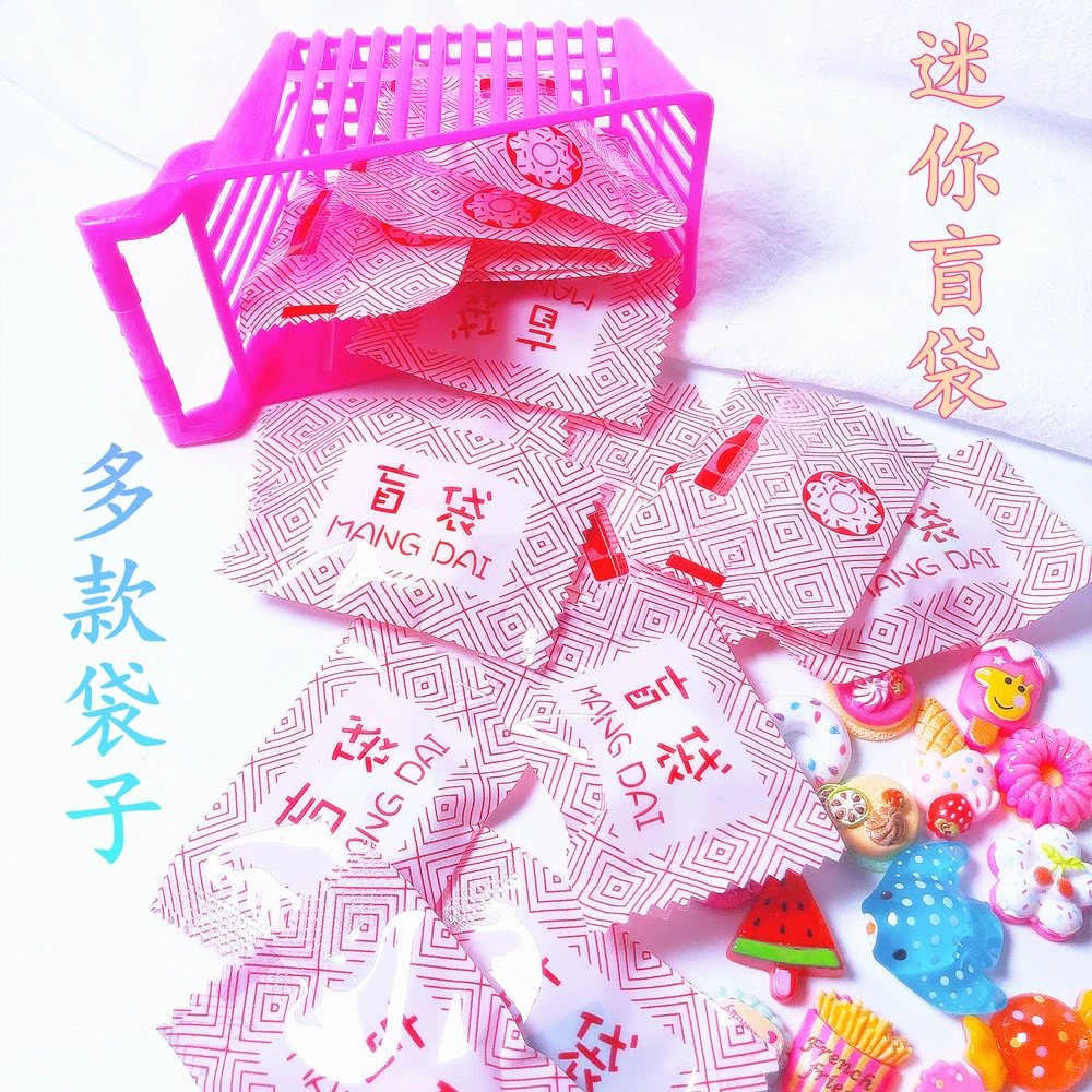 Микроминиатюрная игра слепой мешок смолы diy пищевой супермаркет мини-напиток маленькая бутылка модель украшения