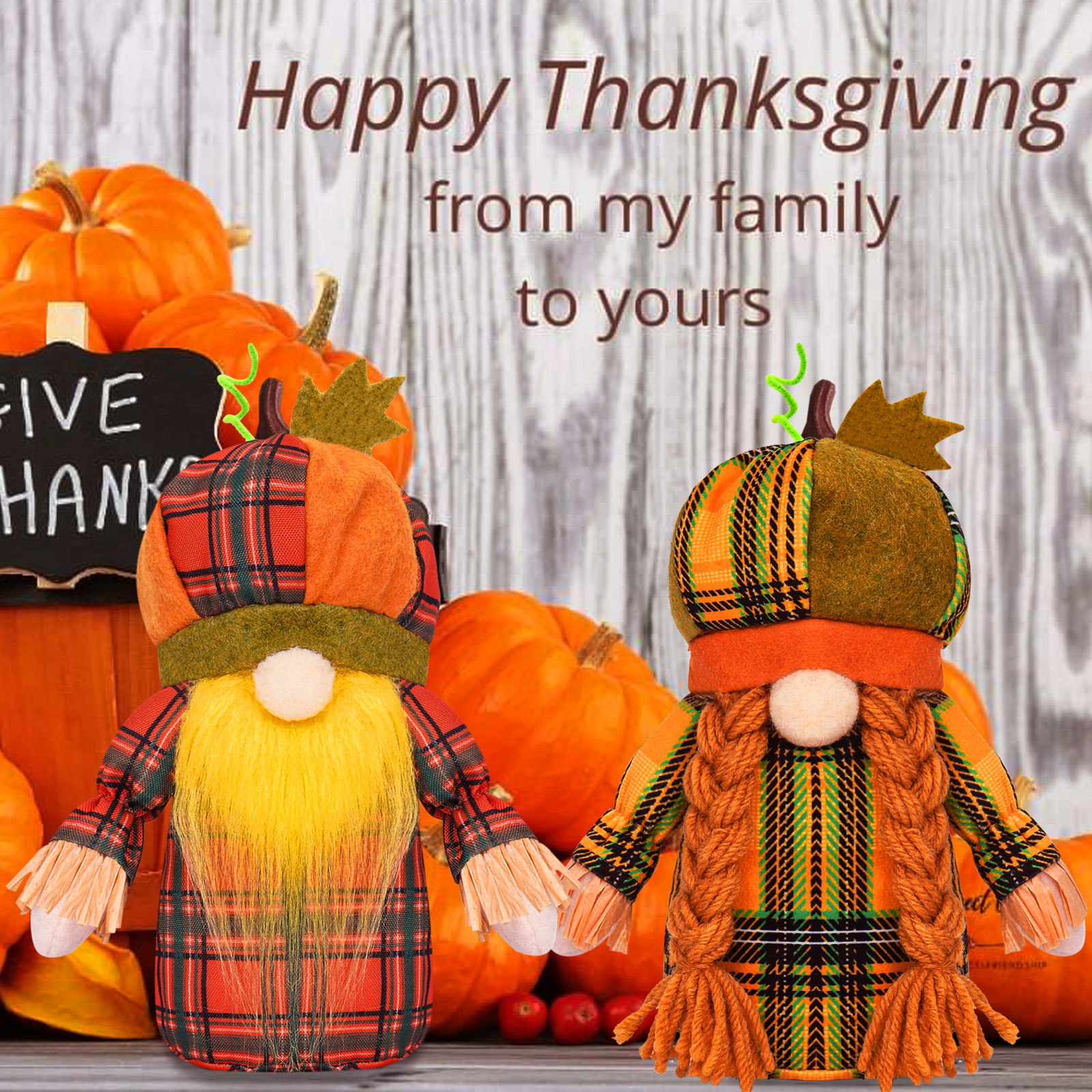 Cruz frontera de Acción de Gracias muñeca calabaza sombrero sin rostro muñeca cosecha Festival decoraciones Rudolf ventana decoraciones adornos