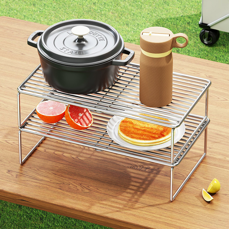 Soporte Plegable para Estufa de Camping de Acero Inoxidable, Portátil para Picnic y Exteriores image 9