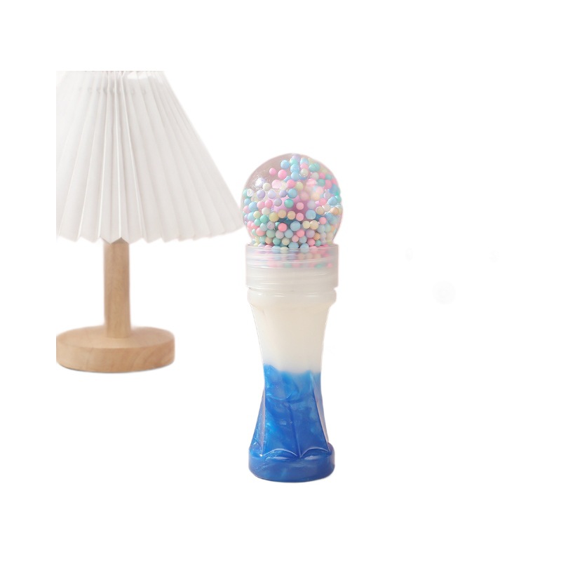 Antorcha creativa transfronteriza, pegamento espumoso de color, bola de espuma de color, modelado de alto valor, juguetes de limo para niños al por mayor