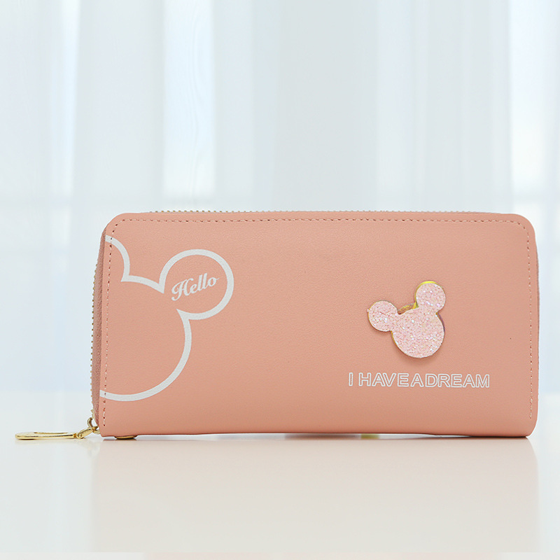 2023 nueva versión coreana multifuncional de dibujos animados larga corta billetera de mujer bolso de moda para teléfonos móviles bolso de mano mujer