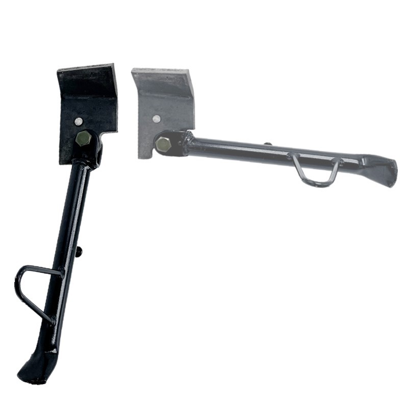 Electric Vehicle Support Stand Single Support Fixed Seat Motorcycle Side Support Connecting Piece Punching Piece Parking Rack Side Stand Foot Accessories