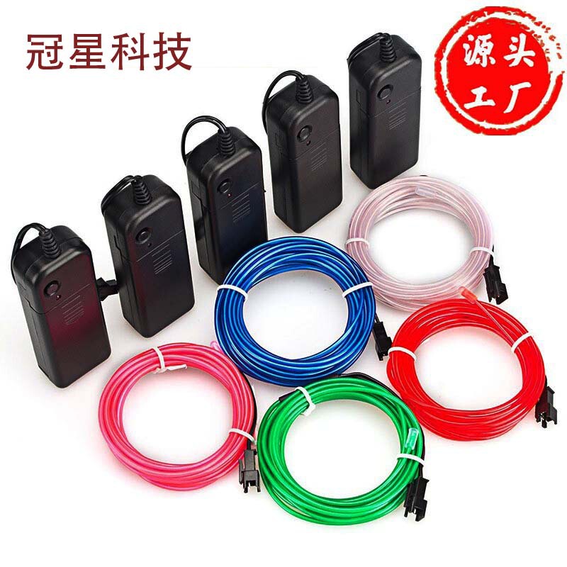 Cross-Border Popular El Luminous Line El Cold Light Mask 1.2m 3.4m 5m Cold Light Atmosphere Light 3V Cross-Border Popular El Luminous Line El Cold Light Mask 1.2m 3.4m 5m Cold Light Atmosphere Light 3V