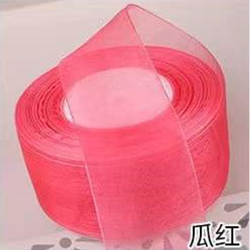 Liquidación al por mayor 4cm transparente hilo de nieve cinta flor regalo caja hornear cinta gasa hecha a mano arco cinta