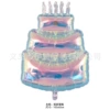 Imported colorful cakes with material