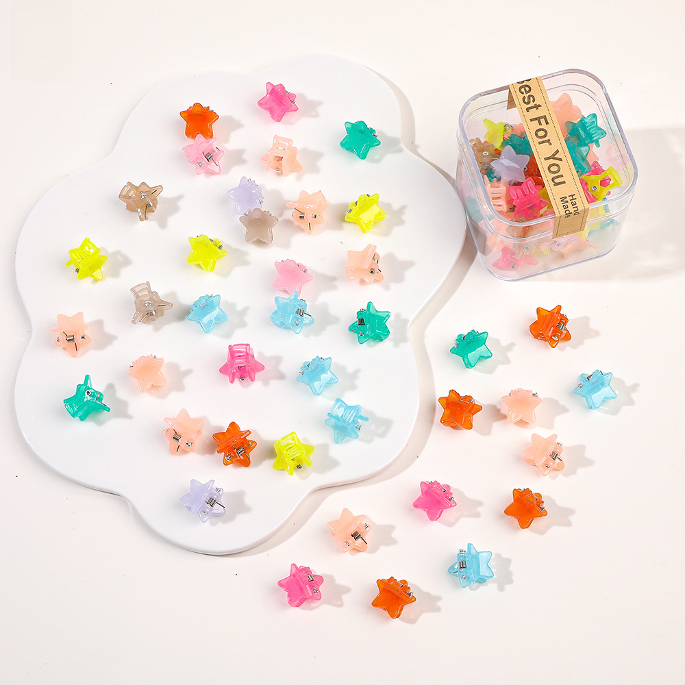 Set mini mollette per capelli colorate per trecce e frangetta_voghion.com