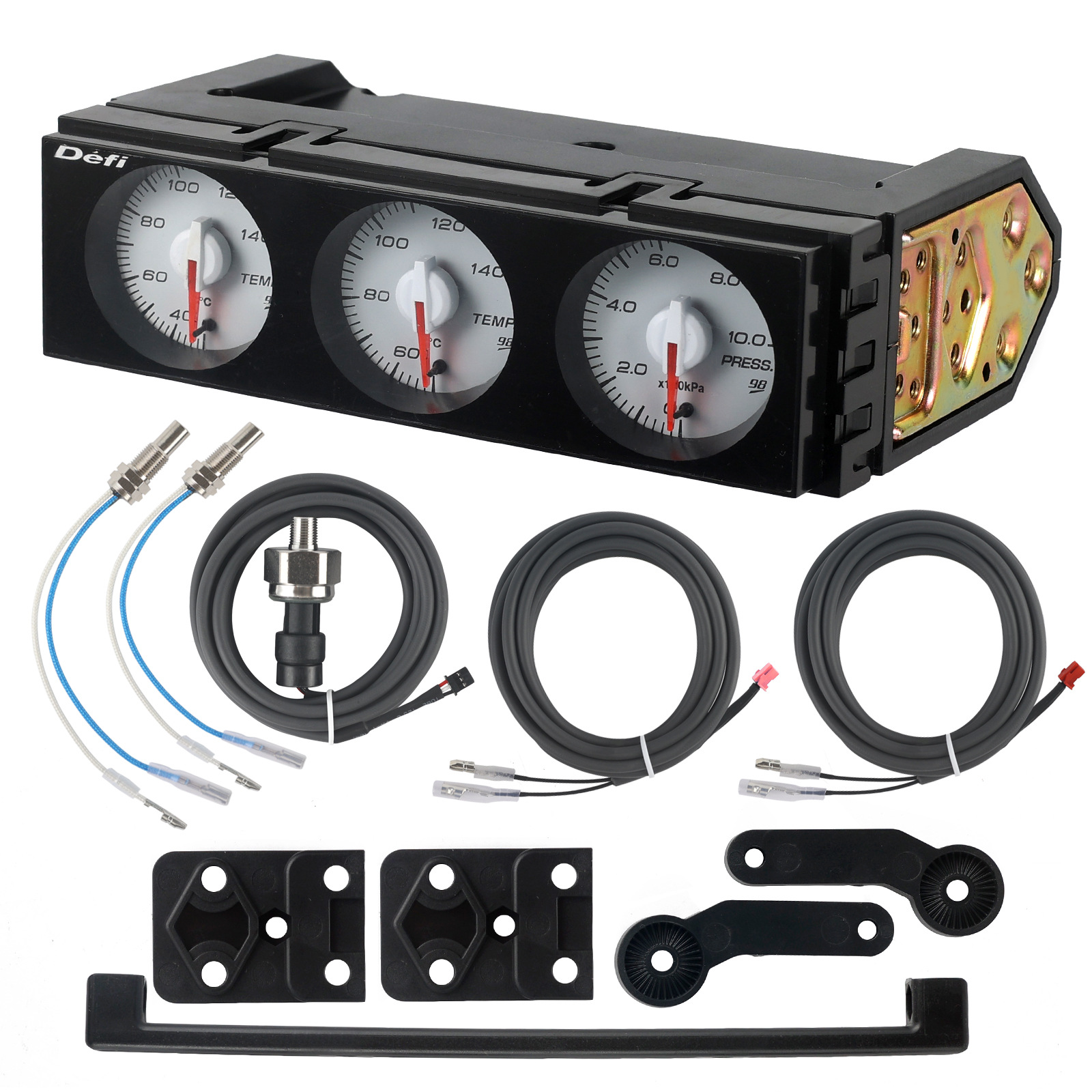 Universal Universal Multi-function DEFI Gauge Water/Oil Temp/Pressure with Sensor (water temperature gauge)