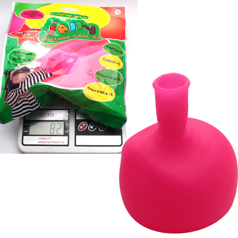 Bola de bofetada de venta caliente transfronteriza Bola inflable súper grande TPR descompresión de juguete Bola de inyección de agua de burbujas
