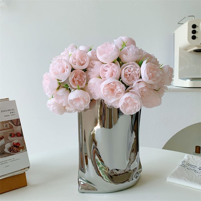 라이트 핑크 2단 + 실버 포켓 보틀