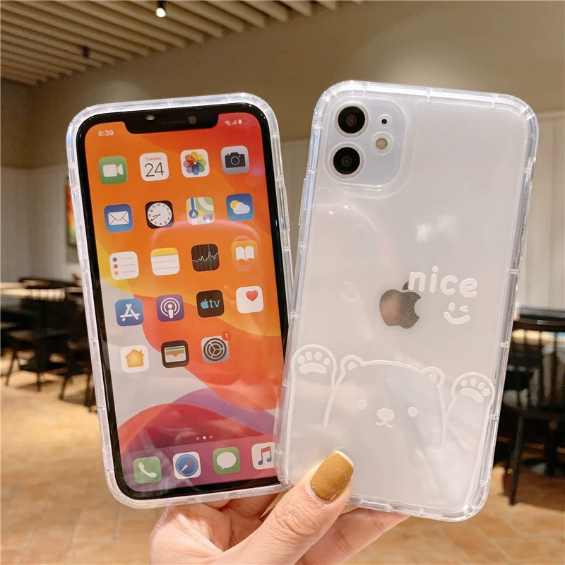 Apple, совместимый мультяшный чехол для телефона, силиконовый iphone12, 12 Pro Max
