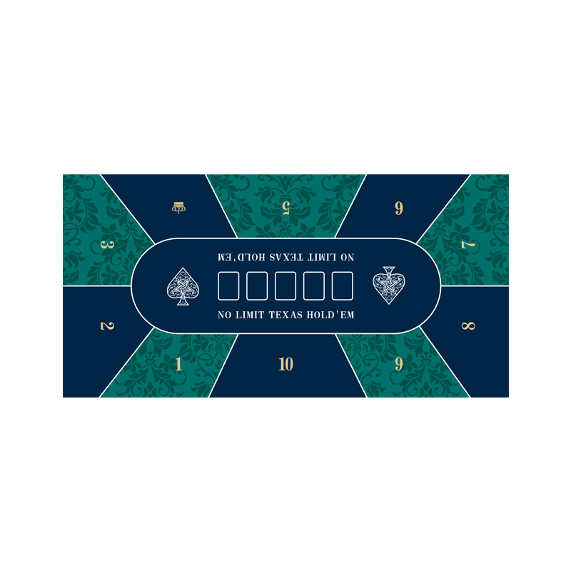 Tejas jugando a la tarjeta mantel estera redonda mesa cuadrada estera de goma estera de mesa dedicada Mahjong chip juego estera