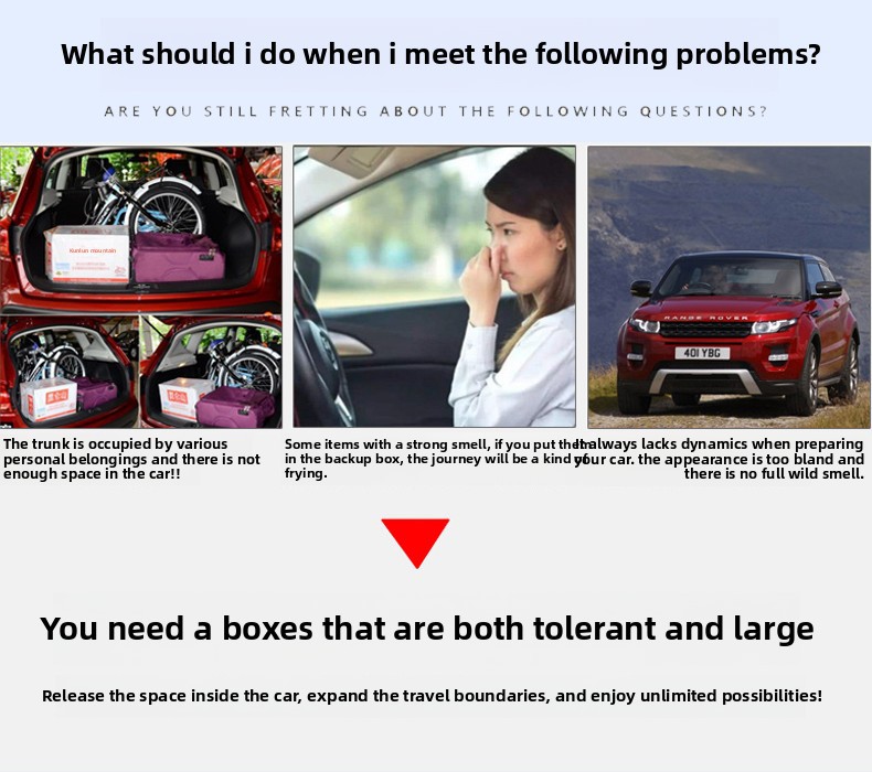 Universalcarroofbox-Largecapacity Roof Luggage Box Car-Mounted Expansion Large Capacity