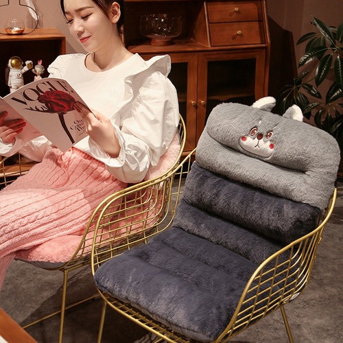 Cartoon one-piece seat cushion, back cushion, one-piece office sedentary chair cushion, ultra-soft chair cushion, butt cushion, car student