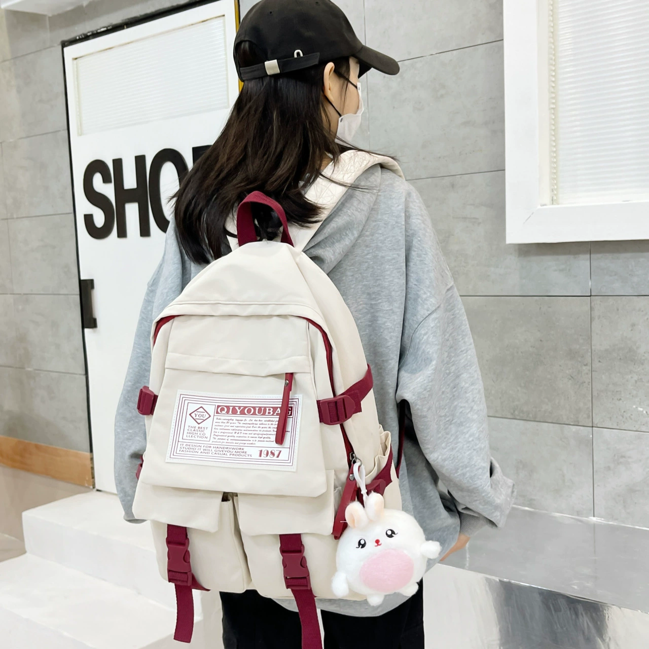 Fresh backpack, school bag for traveling, for secondary school