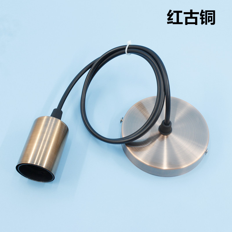 Portalámparas colgante E27 con rosca grande y cable, juego de cable para lámpara colgante, accesorios para lámpara colgante de comedor DIY