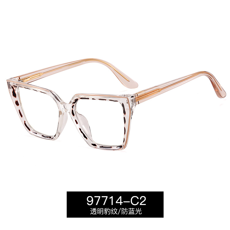 97714 de moda europea y americana de moda gafas de Marco gradiente de gama alta gafas de marco plano miopía anti-Luz Azul protección de los ojos gafas de mujer