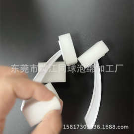 批发 20MM厚白色柔软医疗器械清洁刷头海绵块 鼻腔调理泡棉圆柱