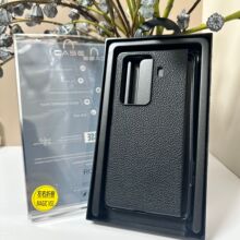 适用fold5华为P60pocket荔枝纹flip折叠屏小米手机壳matex6