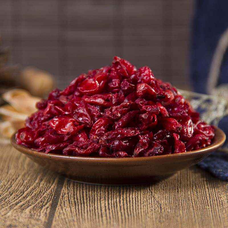 Cornus Fruit Shan Zhu Yu 山茱萸 Dried Asiatic Dogwood Fruit 500g Traditional TCM Herb for Decoction and Tea overview