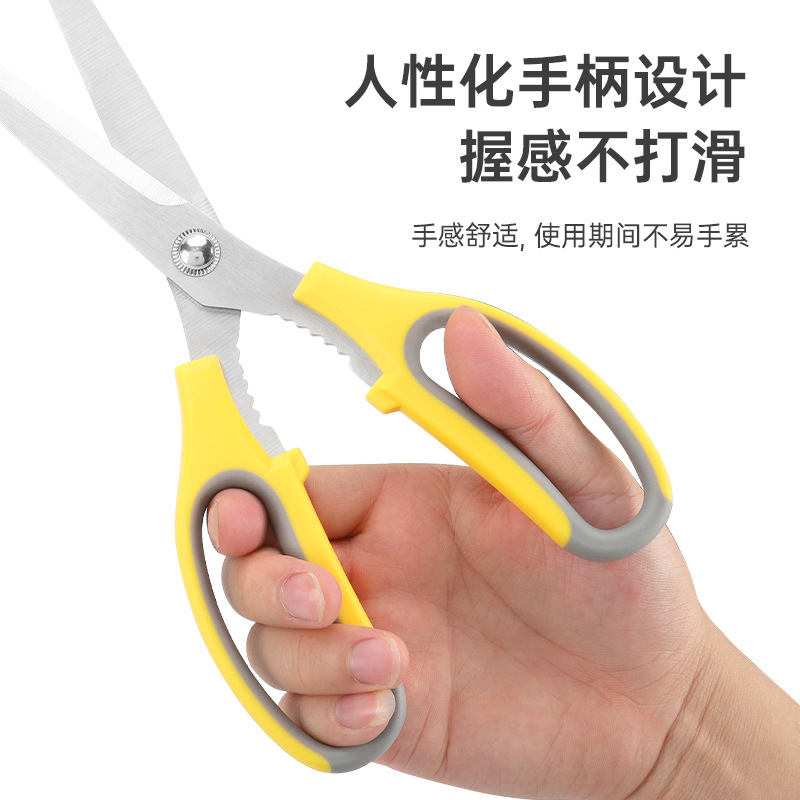 En stock clip de alimentos de acero inoxidable de tres piezas de silicona clip de alimentos cepillo de aceite cepillo de barbacoa tijeras de cocina gadget traje