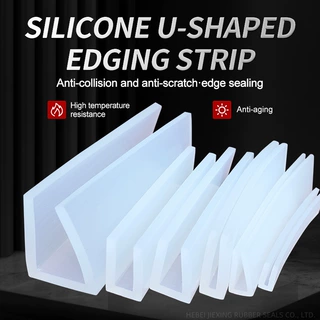Silicone U-shaped edge protection sealing strips