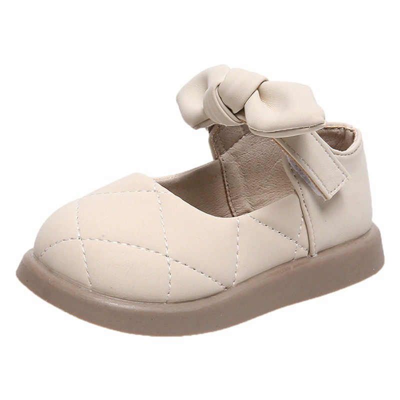 Маленькая кожаная обувь для девочек, новинка весны и осени От 1 до 3 лет женская обувь принцессы, стильная модная детская дышащая женская детская обувь