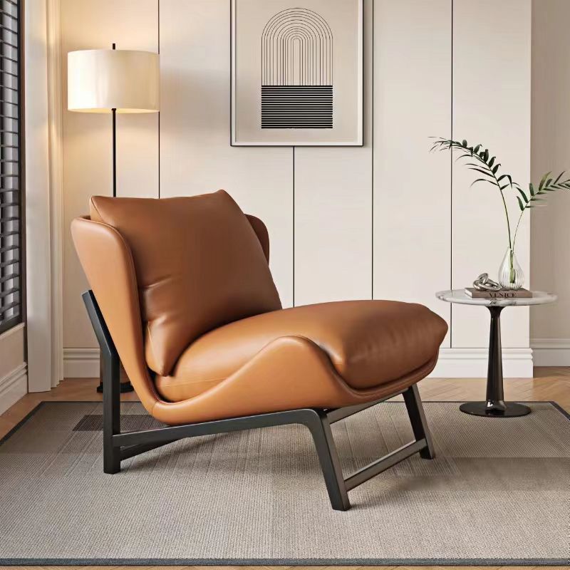 Sofá italiano de lujo minimalista sala de estar dormitorio simple oficina hotel dormitorio principal sofá relajado sofá ocio