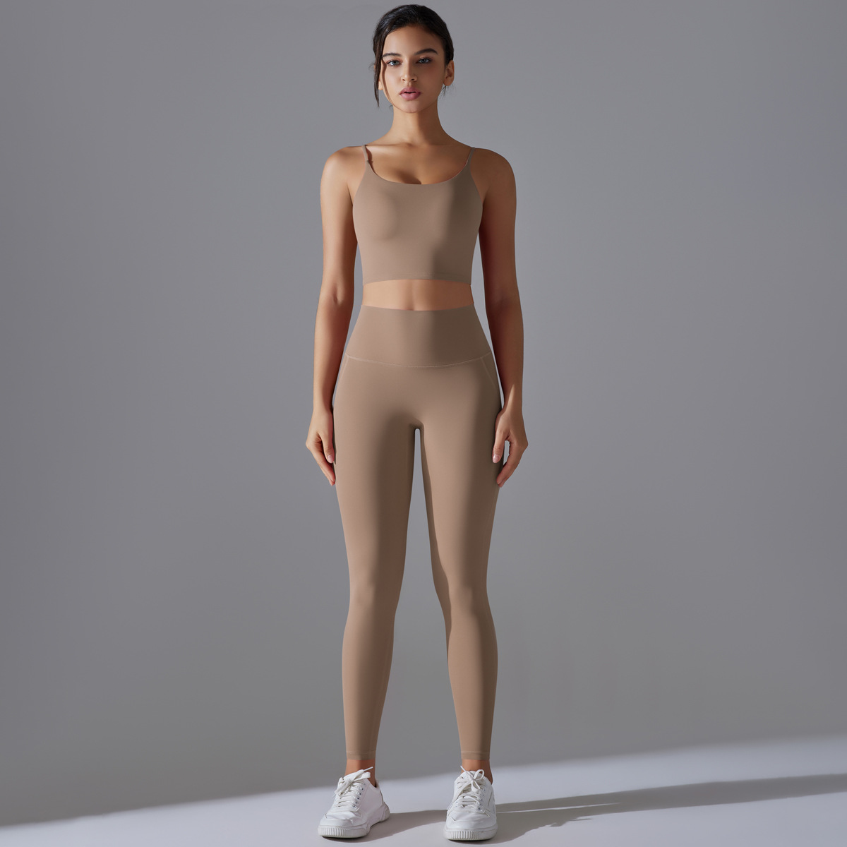 Nuevo tipo sin pantalones interiores, cintura alta, cadera, desnudez apretada, ropa interior, yoga, sujetadores deportivos, ropa de ejercicio