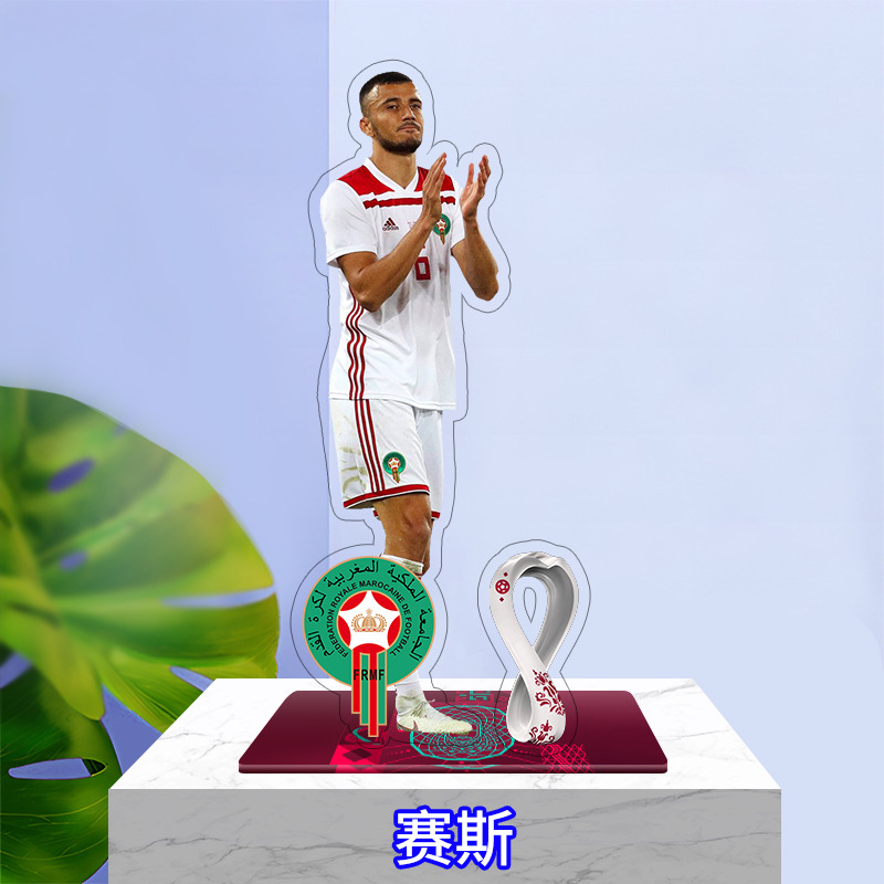 Figura Acrílica de Estrella de Fútbol de Acrílico, para Regalo de Cumpleaños