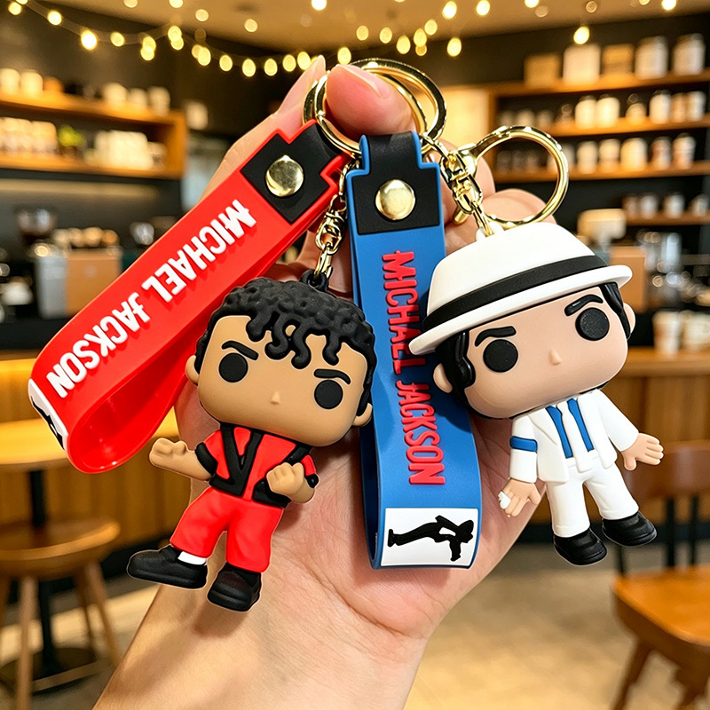 Michael Jackson Keychain Music Idol Mike Jackson Children's Day Gift Souvenir Graduation Gift Michael Jackson Keychain Music Idol Mike Jackson Children's Day Gift Souvenir Graduation Gift