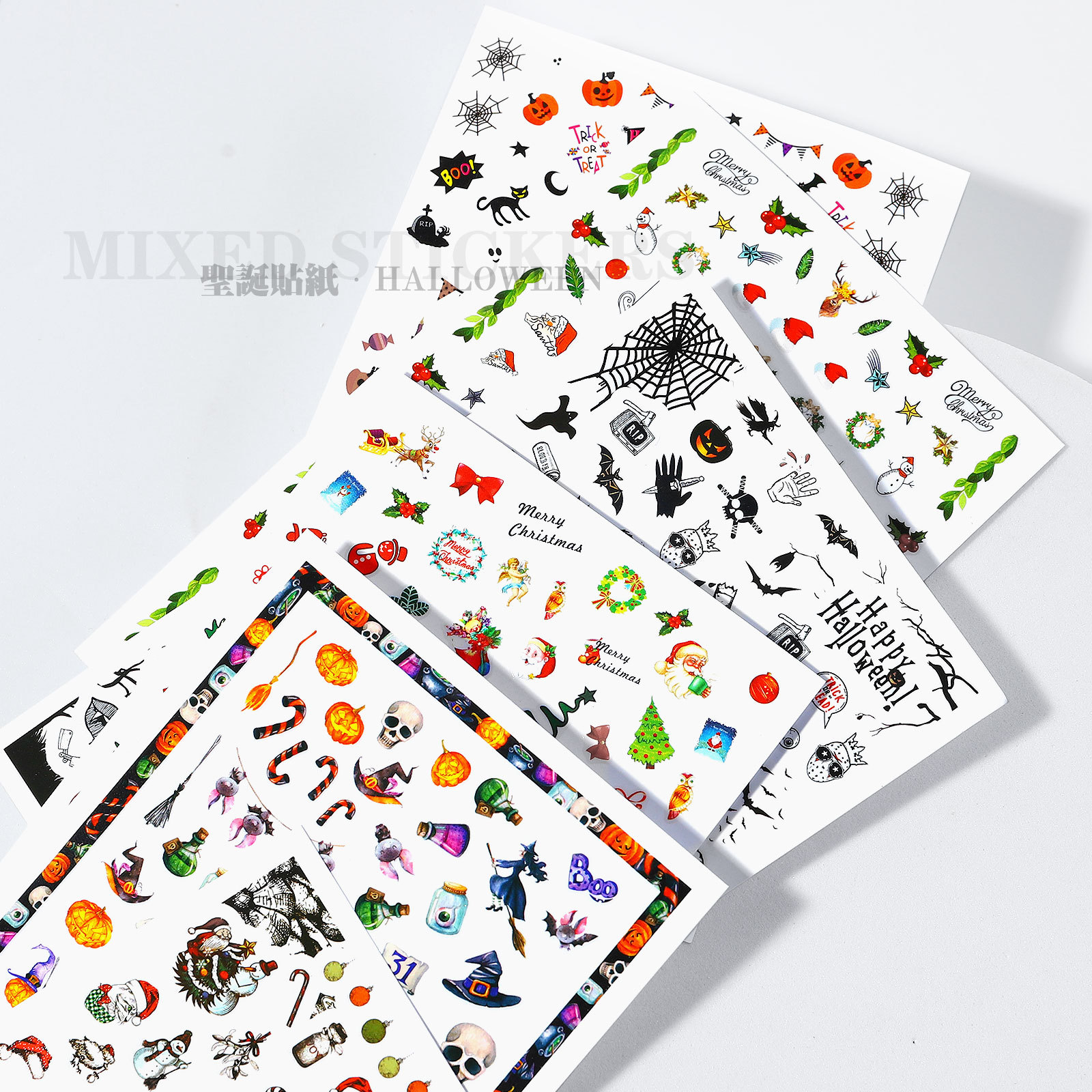 Fashion Animal Letter Paper Nail Patches 1 Set Nail Supplies display picture 3