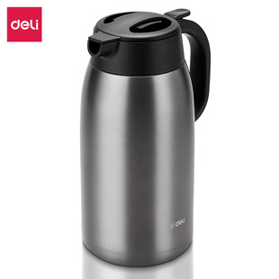 Deli LL100 thermos 2L stainless steel vacuum thermos large capacity thermos stainless steel thermos