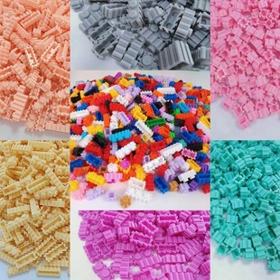 Manufacturer 8mm bulk series small particle building blocks DIY free assembly children's decompression compatible Lego educational toys