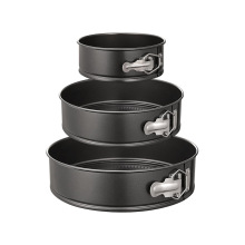 亚马逊圆形活底锁扣蛋糕烤盘蜂窝底烘焙模具碳钢烤盘不粘烤盘模具