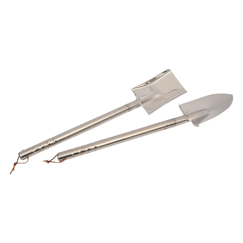 Al por mayor Ganhai Acero inoxidable integrado pala jardín pala cuadrada pala de nieve al aire libre Suelo Suelto plantación herramienta de hardware pala