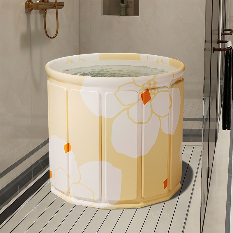 Baño plegable para adultos, baño doméstico plegable para niños, bañera de baño más gruesa para bebés nadar todo el cuerpo