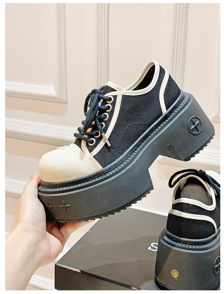 Martin's 2024 new women's shoes have a sole and a height increase of 9.5 centimeters. Student Fashion Shoes_voghion.com