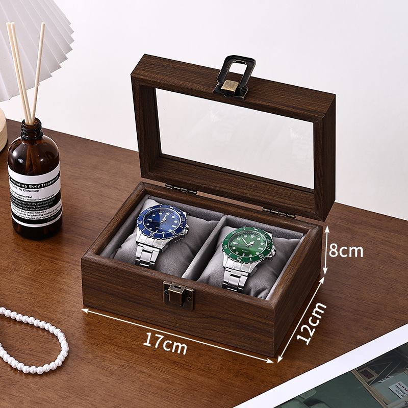 호두알갱이 내부 그레이 시계박스 [2인]