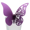 Cards with butterfly on wall, wineglass, suitable for import, 3D
