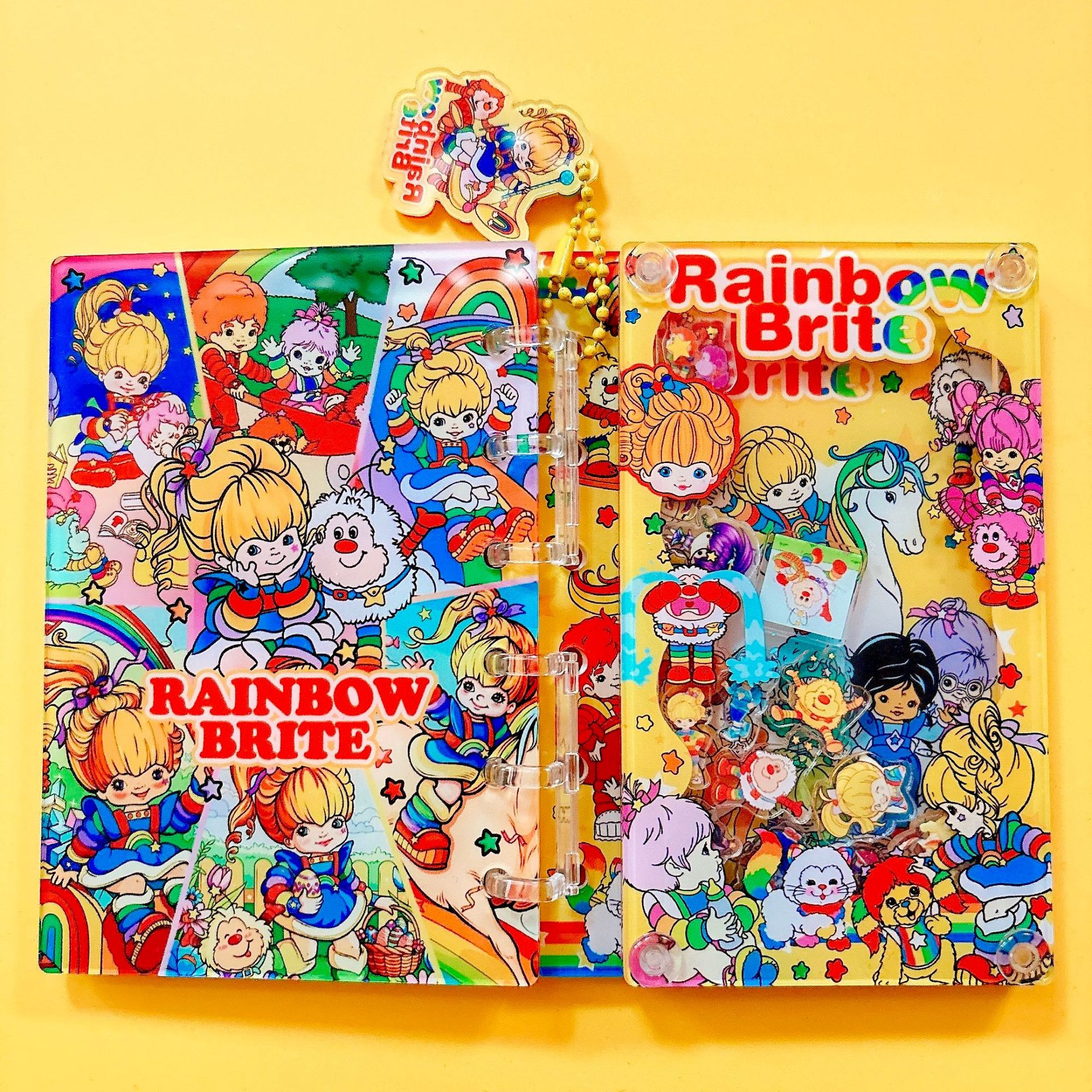 54種類の揺れるアクリルノート、クロスボーダーで人気のTikTokで話題の美しいルーズリーフノート、DIY A7/A5