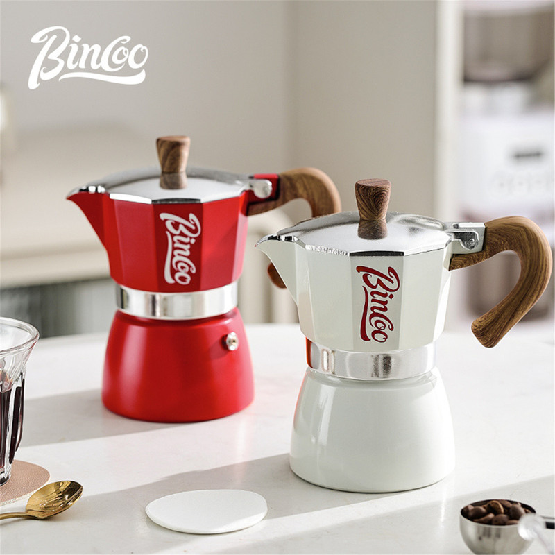 Bincoo Italian Moka Pot Coffee Making Equipment Outdoor Concentrated Extraction Hand Brewed Coffee Pot Electric Heating Furnace