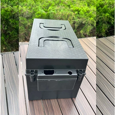 Electric car electric tricycle battery box battery shell! 48V 20 A general battery box ABS material drop resistance (Other Electric Vehicle Accessories) - 4820-black