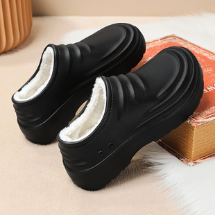 New Winter Non-Slip Warm Eva Cotton Shoes, Unisex, In-Stock, Lightweight, Available for Dropshipping, Thickened for Warmth